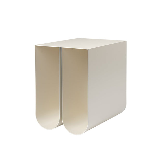 Kristina dam studio curved side table beige