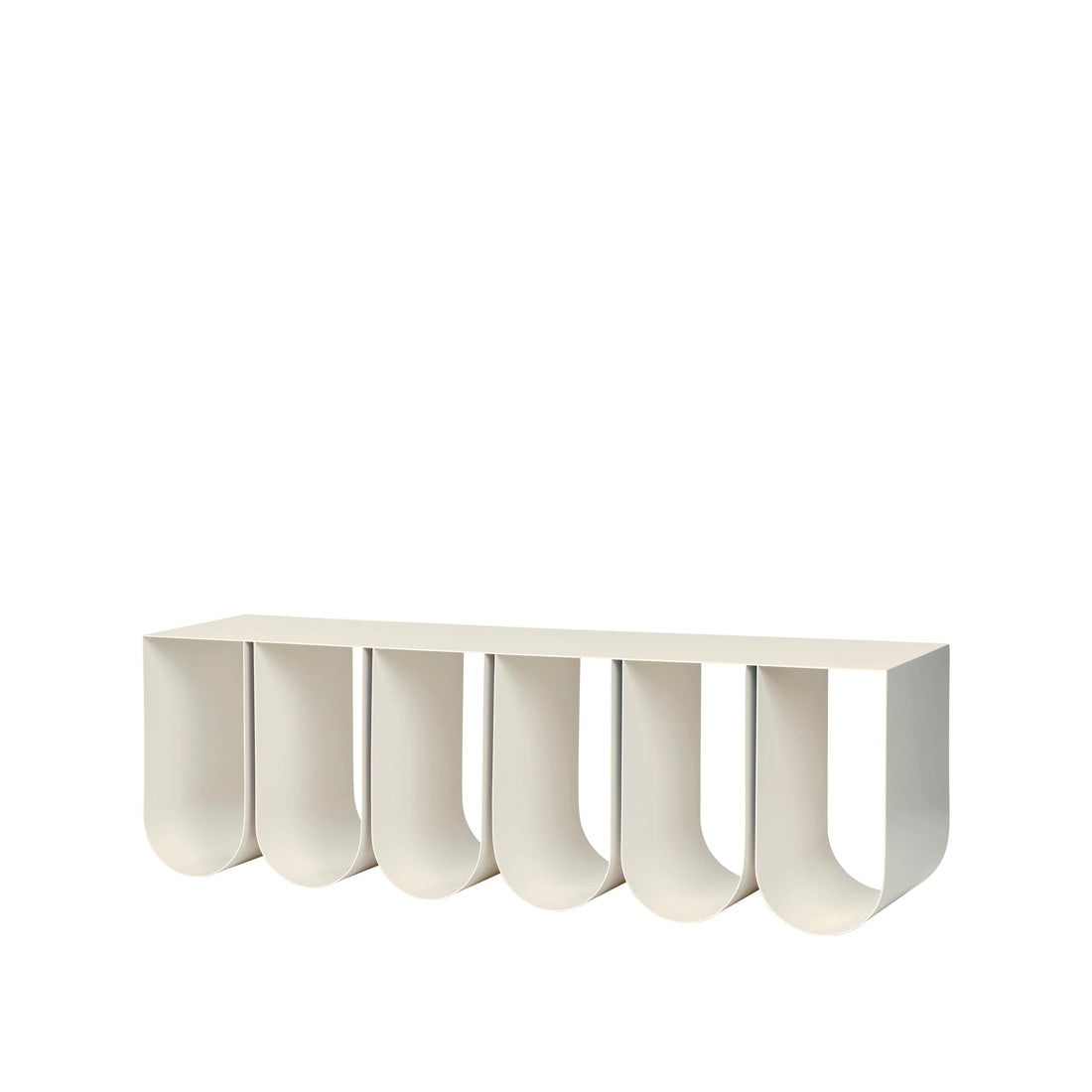 Kristina Dam Studio Curved Wall Shelf, Beige