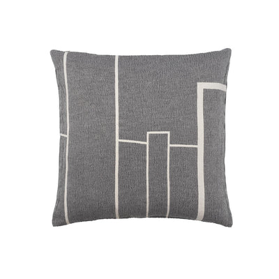 Kristina Dam Studio Architecture Pillow, Black/Off-White, Large