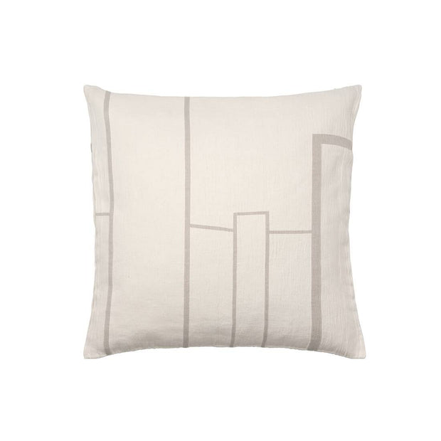 Kristina Dam Studio Architecture Pillow, Off-White/Beige, Large
