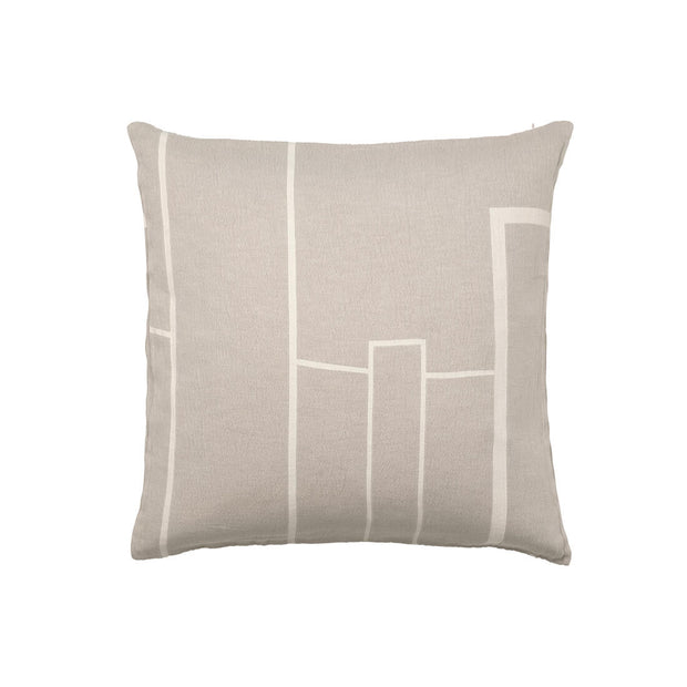 Kristina Dam Studio Architecture Pillow, Beige/Off-White, Large