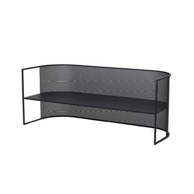 Kristina Dam Studio Bauhaus Lounge Bench, Black