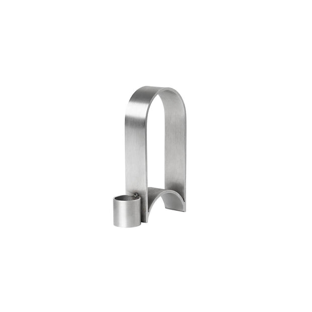 Kristina Dam Studio Arch Candleholder Vol. 2, Stainless Steel