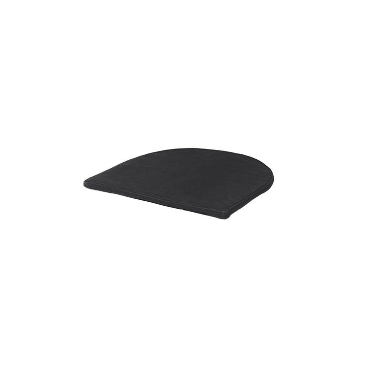 Discontinued Kristina Dam Studio Bauhaus Dining Chair Seating Cushion, Black Leather