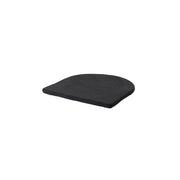 Kristina Dam Studio Bauhaus Dining Chair Seating Cushion, Black