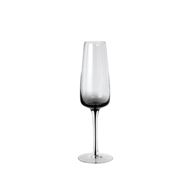 Broste Champagne Glass 'SMOKE', Set of 4