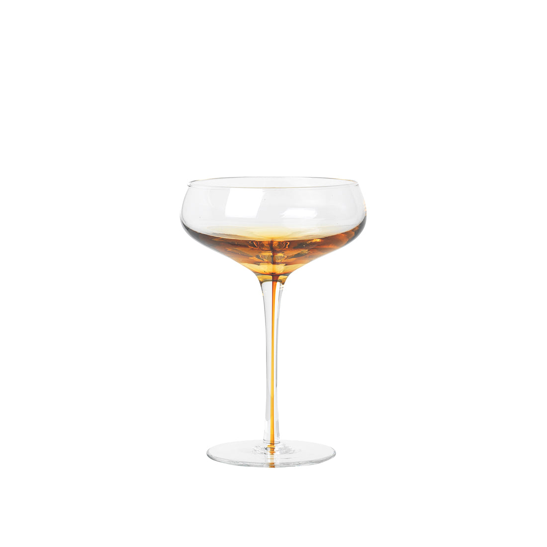 Broste Cocktail Glass Amber, Set of 4