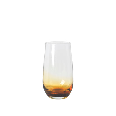 Broste Tumbler Large 'AMBER', Set of 4