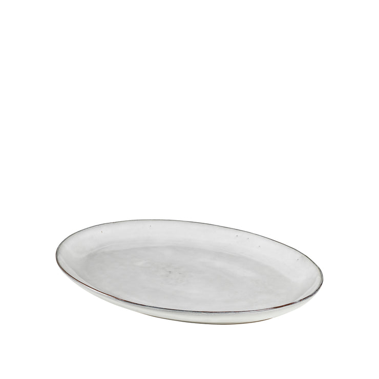 Broste Plate Oval 'NORDIC SAND'