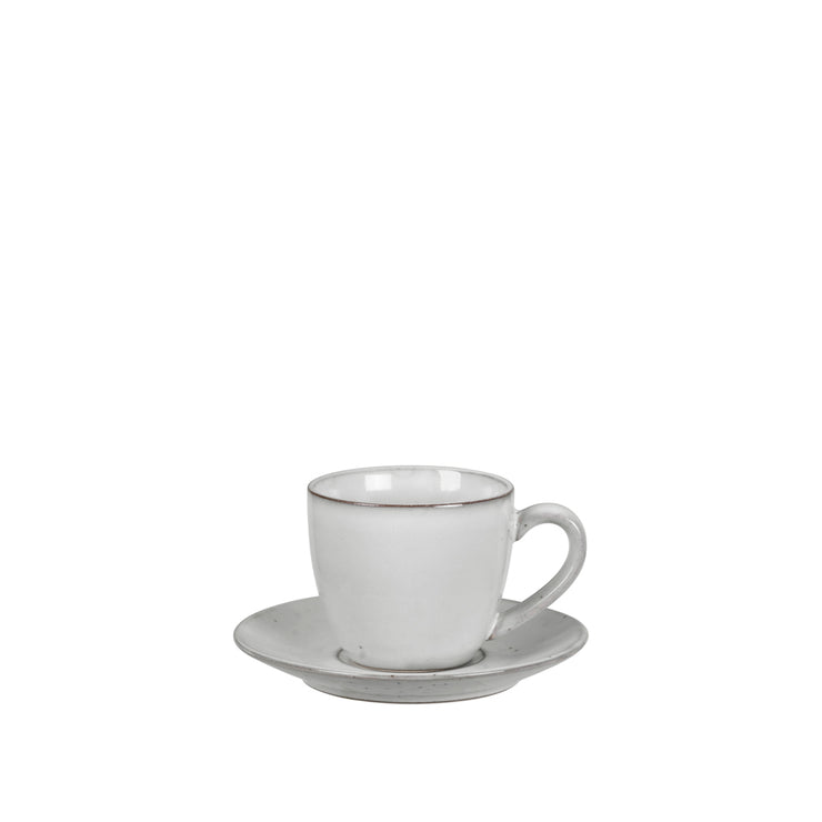 Broste Cup w/Saucer 'NORDIC SAND'