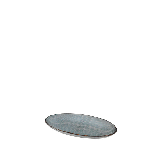 Broste Plate Oval Small Nordic Sea, Set of 2
