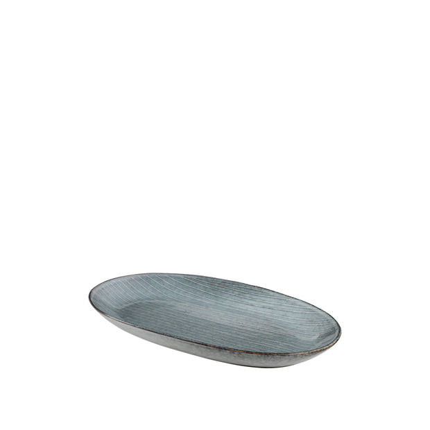 Broste Plate Oval Large Nordic Sea, Set of 2