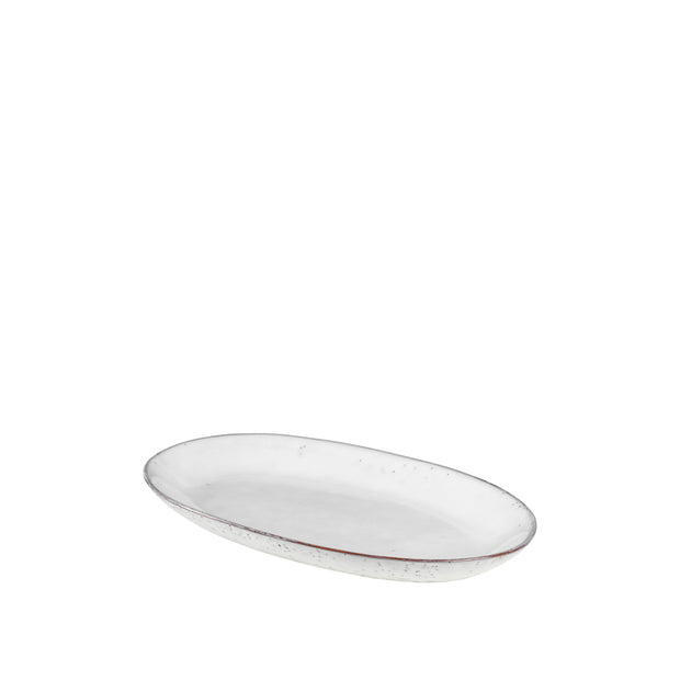 Broste Plate Oval Large Nordic Sand, Set of 2