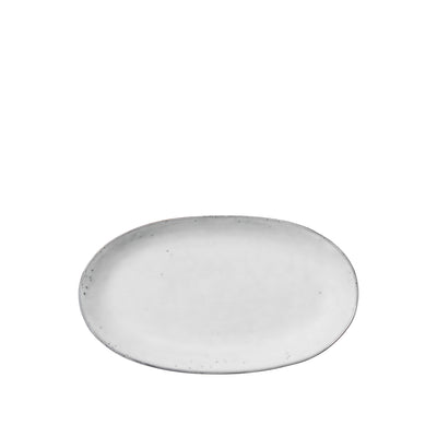 Broste Plate Oval Large 'NORDIC SAND', Set of 2