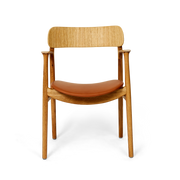 Bent Hansen Asger Chair, Oiled Oak, Upholstered
