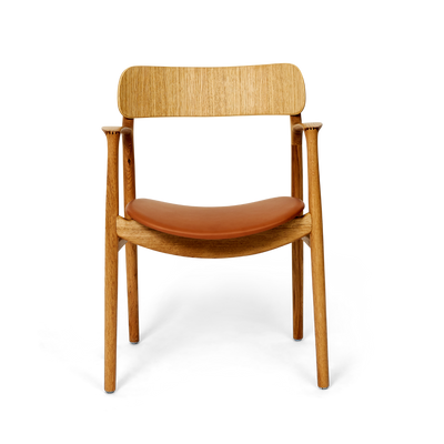Bent Hansen Asger Chair, Oiled Oak, Upholstered