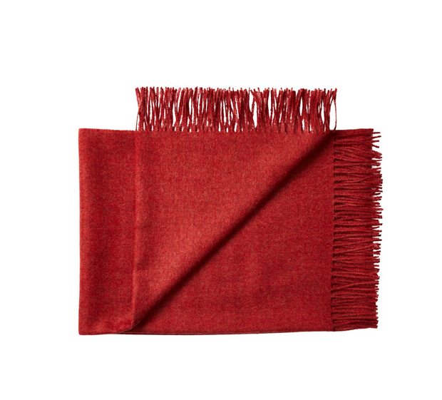 Silkeborg Uldspinderi Cusco Throw - Ruby