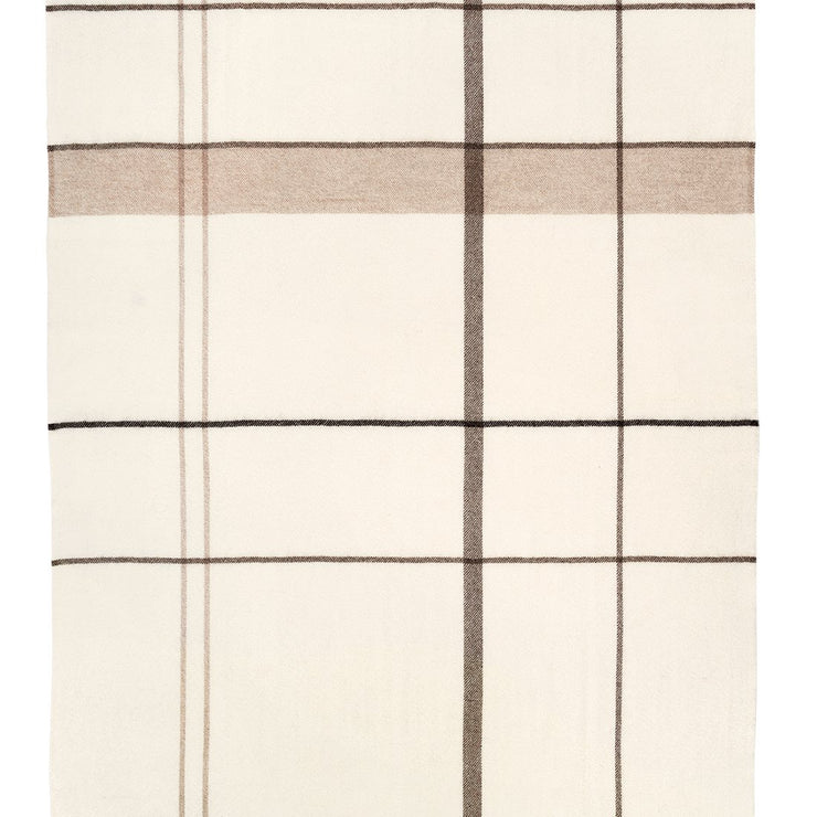 Kristina Dam Studio Gradient Throw, Natural Beige