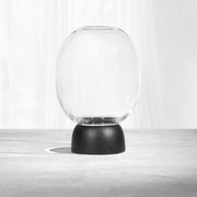 ChiCura Copenhagen Morchella Vase Black/Clear Glass, h. 27 cm Living / Containers & Vases Black / Clear