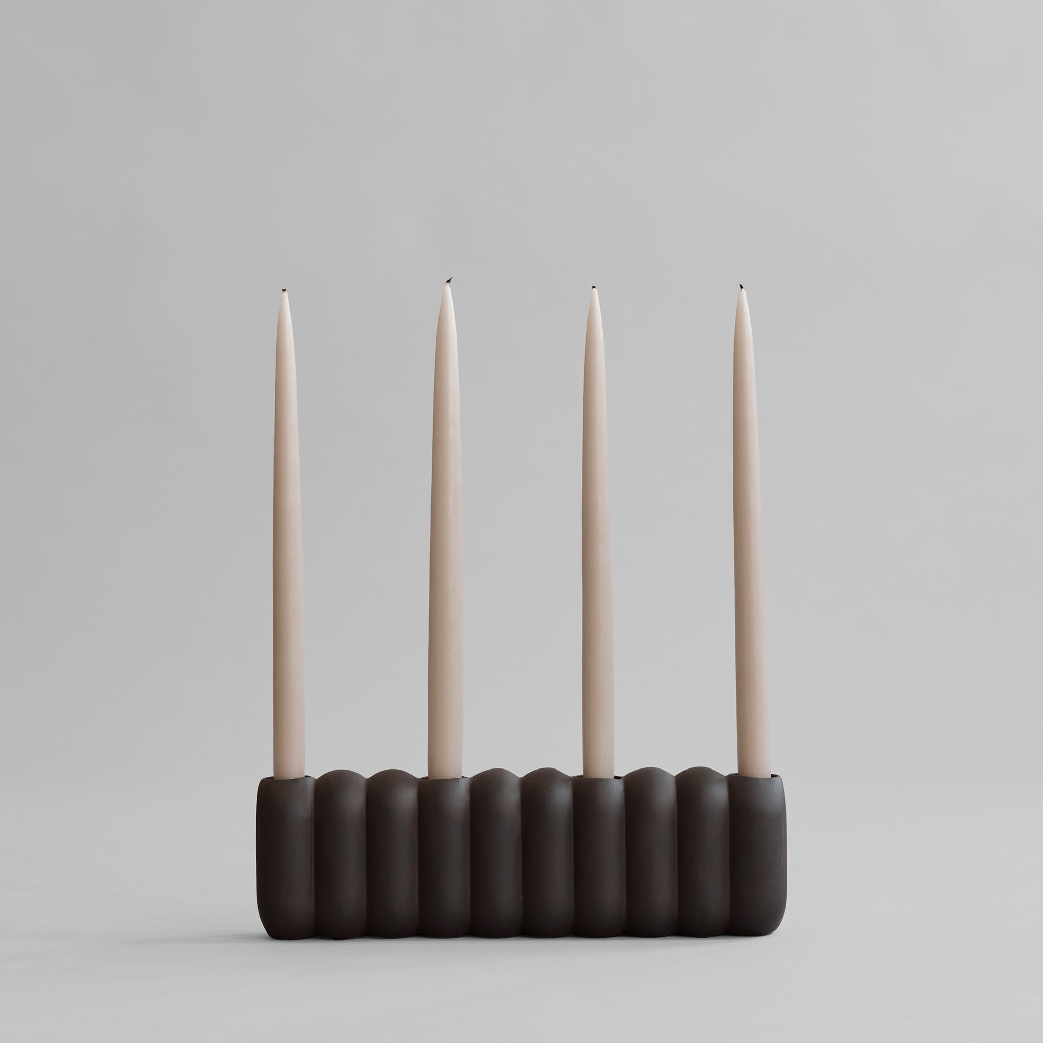Tube Candle Holder, Big - Coffee - 101 CPH