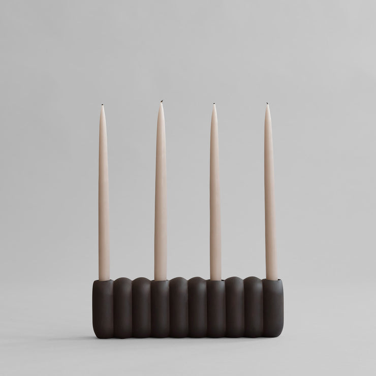 Tube Candle Holder, Big - Coffee - 101 CPH