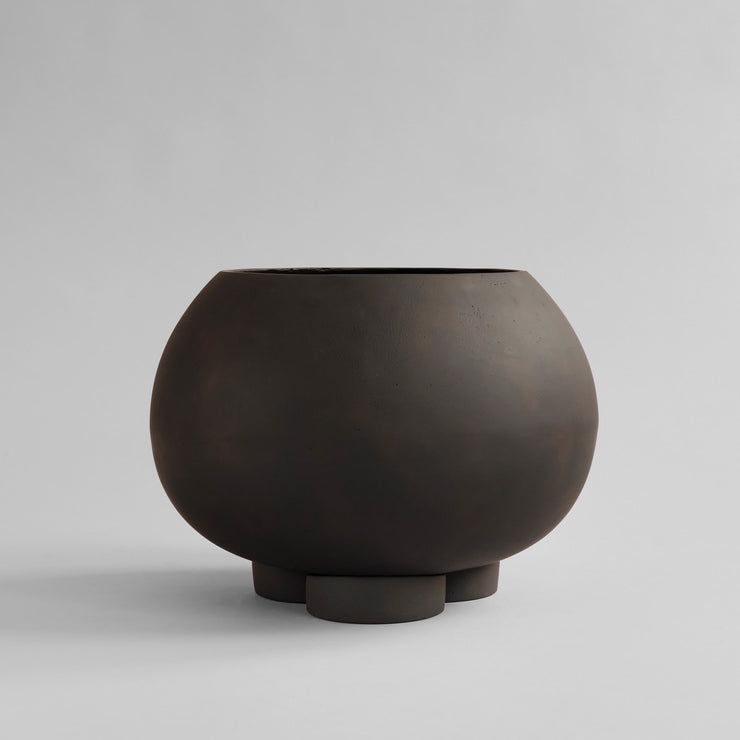 Urchin Plant Pot, Big - Coffee - 101 CPH