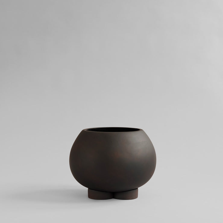 Urchin Plant Pot, Mini - Coffee - 101 CPH