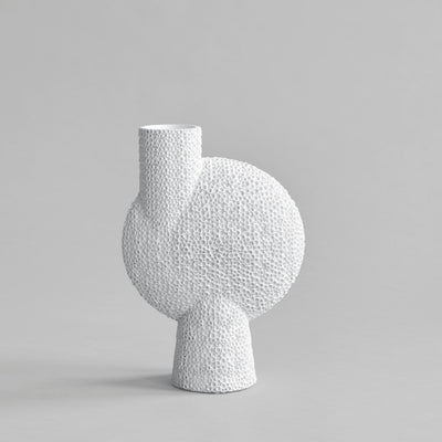 Sphere Vase Bubl Shisen, Big - Bone White - 101 CPH