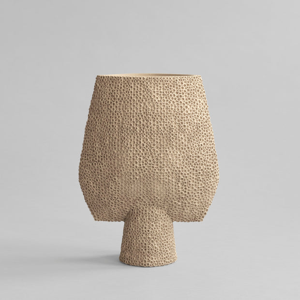 Sphere Vase Square Shisen, Big - Sand - 101 CPH