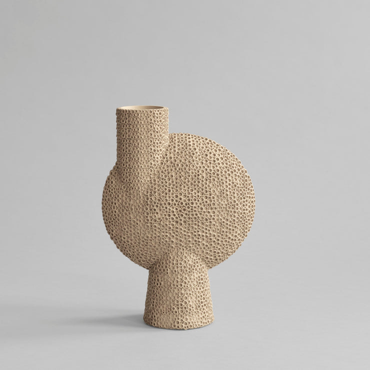 Sphere Vase Bubl Shisen, Big - Sand - 101 CPH
