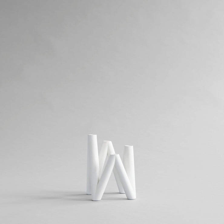 W Candle Holder - Bone White - 101 CPH