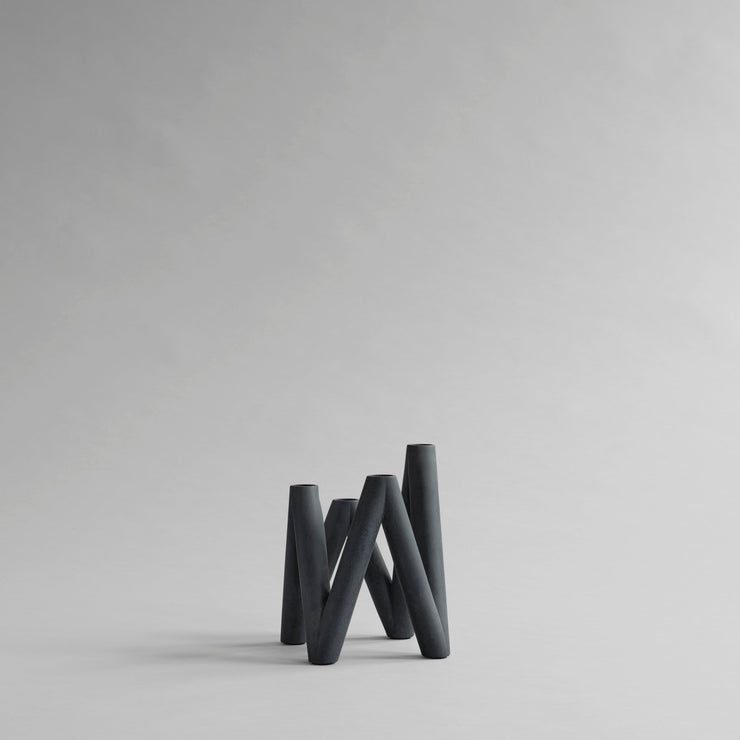 W Candle Holder - Black - 101 CPH