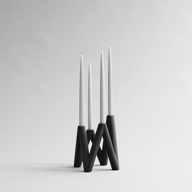 W Candle Holder - Black - 101 CPH