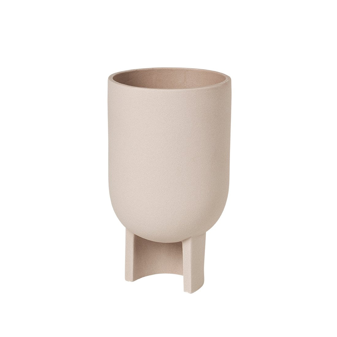 Kristina Dam Studio Serene Flowerpot, Sand Engobe, Medium