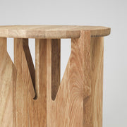 Kristina Dam Studio Simple Stool, Warm Lacquered Oak