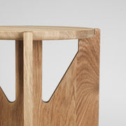 Kristina Dam Studio Simple Stool, Warm Lacquered Oak