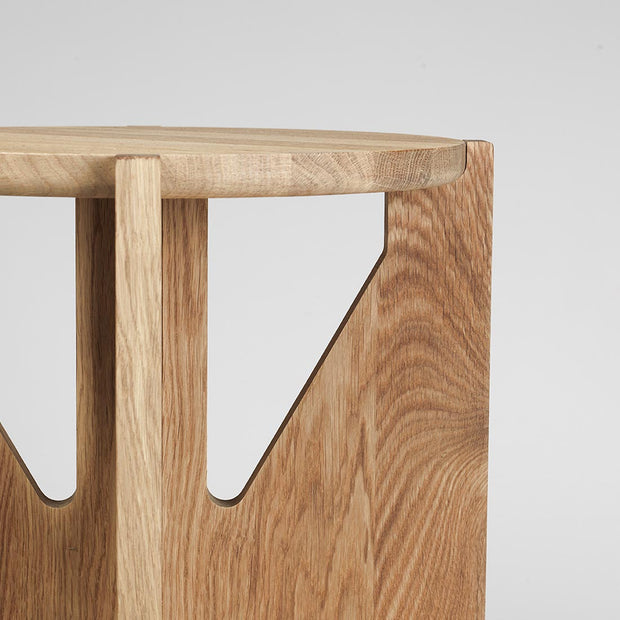 Kristina Dam Studio Simple Stool, Warm Lacquered Oak