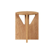 Kristina Dam Studio Simple Stool, Warm Lacquered Oak
