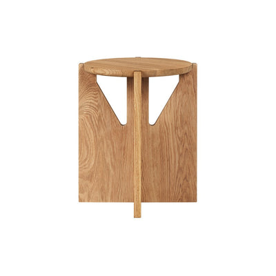 Kristina Dam Studio Simple Stool, Warm Lacquered Oak