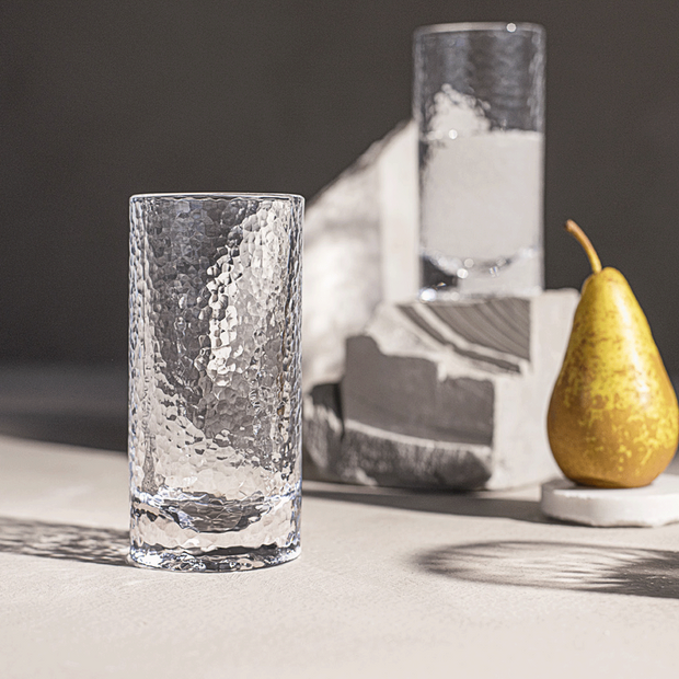 Holmegaard Forma Long Drink Glass, Clear, 2 pcs.