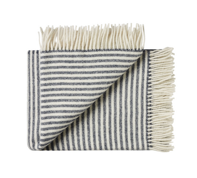 Silkeborg Uldspinderi Bogø Throw - Sailor Blue