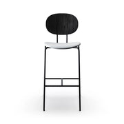Sibast Piet Hein Bar Chair Black Edition Without Armrest