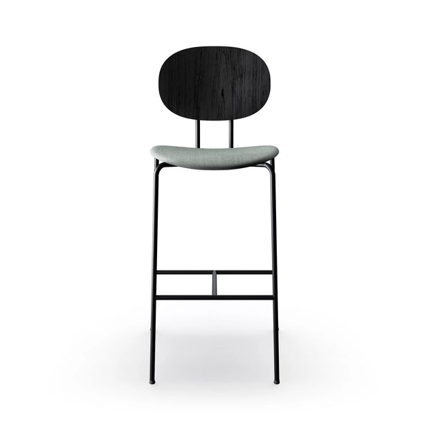 Sibast Piet Hein Bar Chair Black Edition Without Armrest