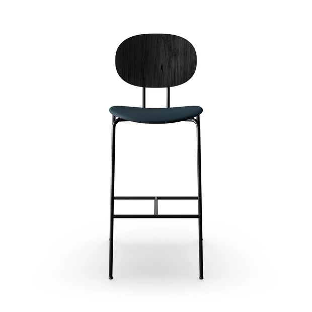 Sibast Piet Hein Bar Chair Black Edition Without Armrest