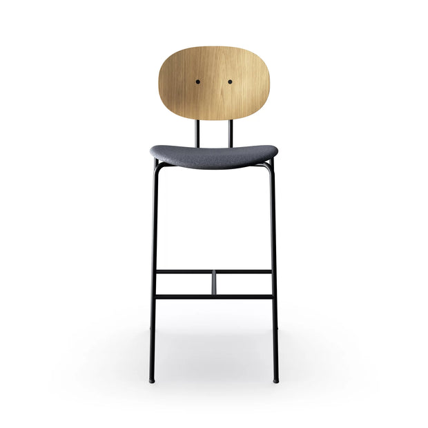 Sibast Piet Hein Bar Chair Black Edition Without Armrest