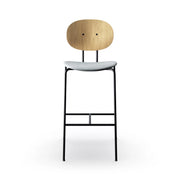 Sibast Piet Hein Bar Chair Black Edition Without Armrest