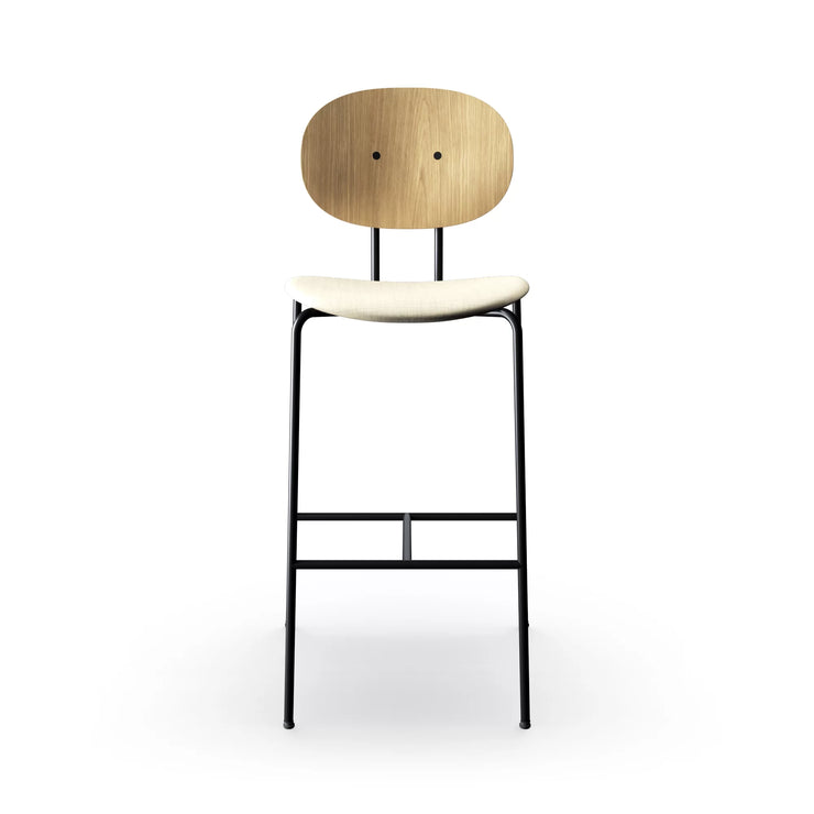 Sibast Piet Hein Bar Chair Black Edition Without Armrest