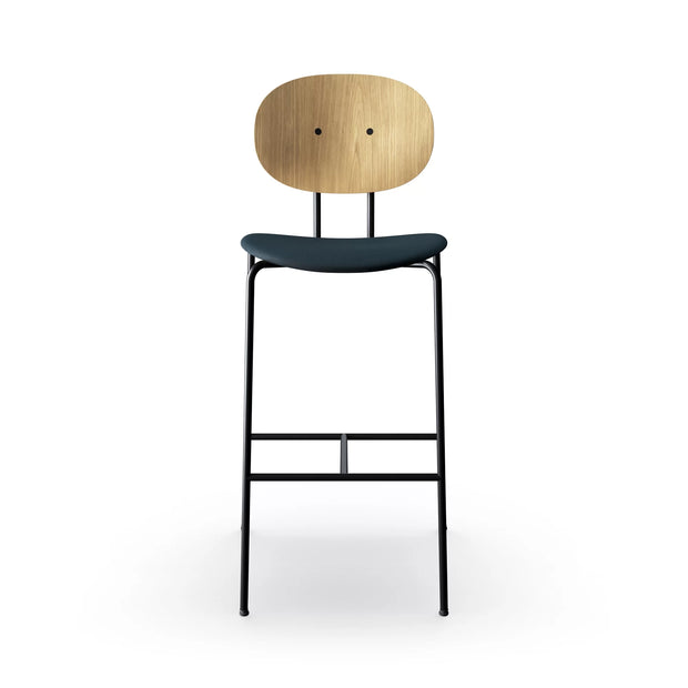 Sibast Piet Hein Bar Chair Black Edition Without Armrest