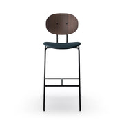 Sibast Piet Hein Bar Chair Black Edition Without Armrest