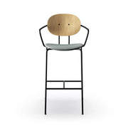 Sibast Piet Hein Bar Chair Black Edition With Armrest